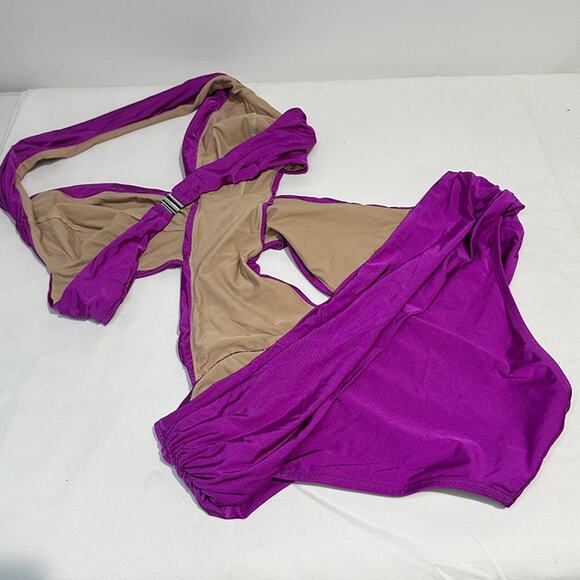 Luxury Meriell Club Collection Monokini - Made in Italy - Size 44 Italy (US 12) - Picture 3 of 6